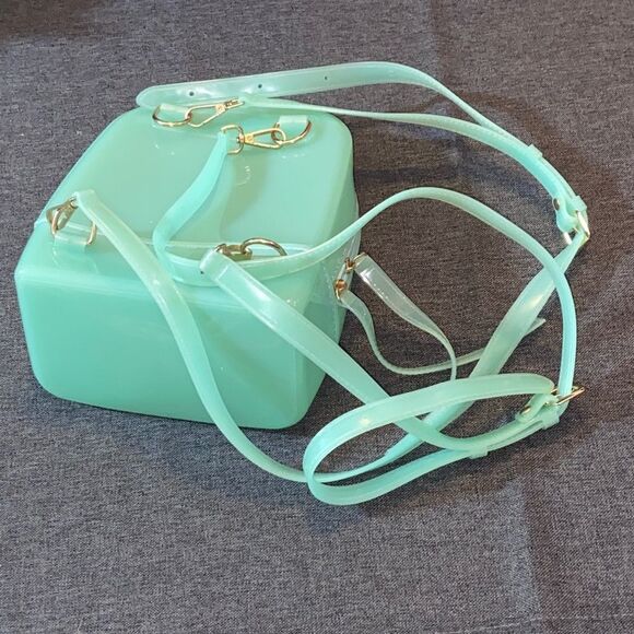 HUDA BEAUTY Light Green Backpack